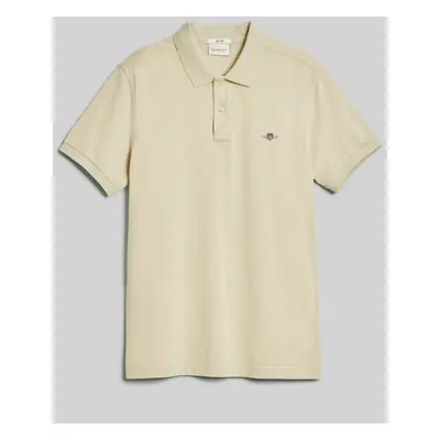 POLOKOŠILE GANT SLIM SHIELD SS PIQUE POLO SILKY BEIGE