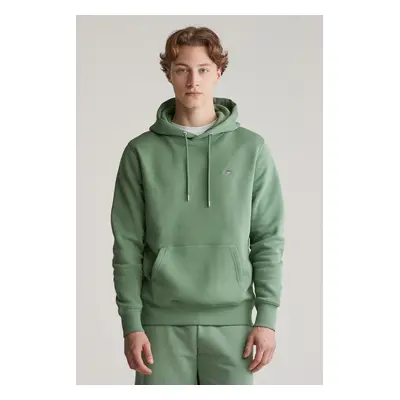 MIKINA GANT REG SHIELD HOODIE KALAMATA GREEN