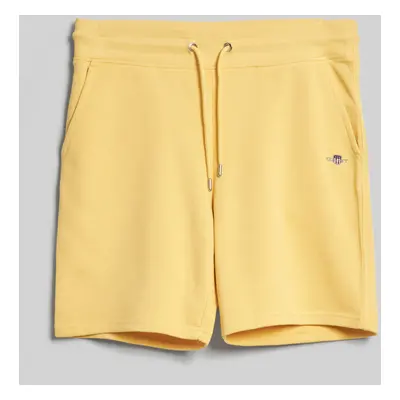 TEPLÁKOVÉ ŠORTKY GANT REG SHIELD SWEAT SHORTS DUSTY YELLOW