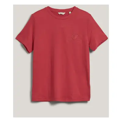 TRIČKO GANT REG TONAL SHIELD SS T-SHIRT BRIGHT RED