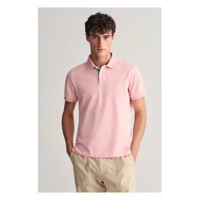 POLOKOŠILE GANT REG CONTRAST PIQUE SS RUGGER BUBBELGUM PINK