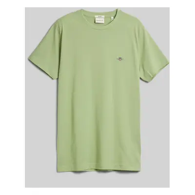 TRIČKO GANT SLIM PIQUE SS T-SHIRT MILKY MATCHA