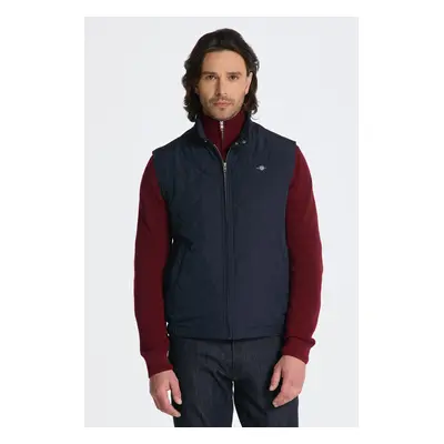 VESTA GANT QUILTED WINDCHEATER VEST EVENING BLUE