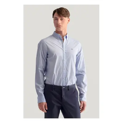 KOŠILE GANT SLIM CLASSIC POPLIN SHIRT LIGHT BLUE