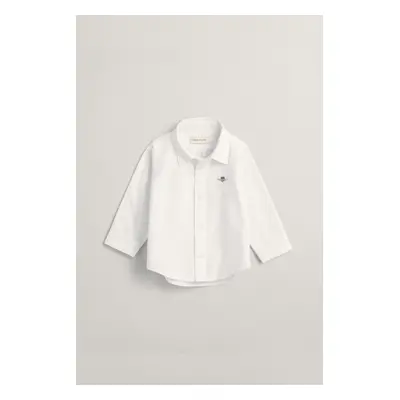 KOŠILE GANT SHIELD OXFORD SHIRT WHITE