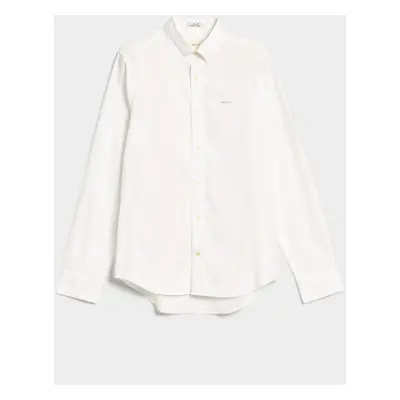 KOŠILE GANT SLIM PINPOINT OXFORD SHIRT WHITE