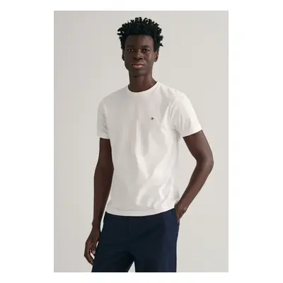 TRIČKO GANT SLIM SHIELD SS T-SHIRT WHITE