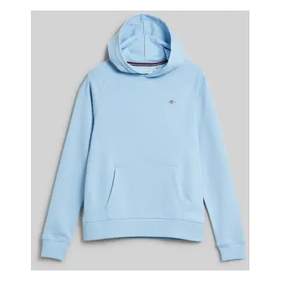 MIKINA GANT SHIELD HOODIE EVENING BLUE