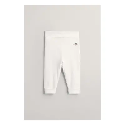 LEGÍNY GANT SHIELD LEGGINGS WHITE