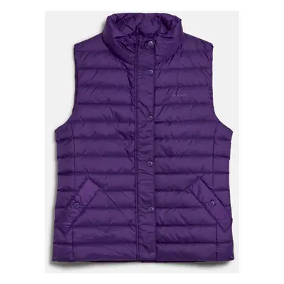 VESTA GANT LIGHT DOWN VEST PANSY PURPLE