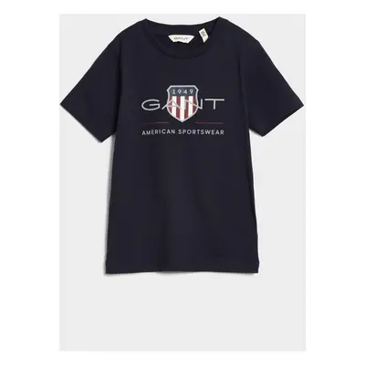 TRIČKO GANT ARCHIVE SHIELD SS T-SHIRT EVENING BLUE