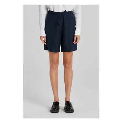 ŠORTKY GANT REL TIE WAIST SHORTS EVENING BLUE