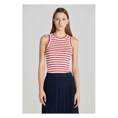 TRIČKO GANT STRIPED TANK TOP BRIGHT RED