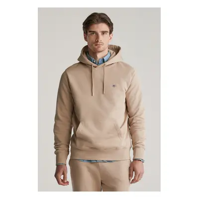 MIKINA GANT REG SHIELD HOODIE DRY SAND