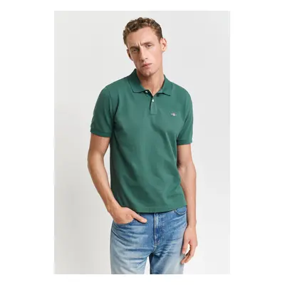 POLOKOŠILE GANT REG SHIELD SS PIQUE POLO WOODY GREEN