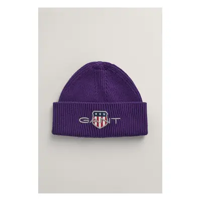 ČEPICE GANT ARCHIVE SHIELD BEANIE PANSY PURPLE