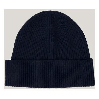 ČEPICE GANT FINE KNITTED WOOL BEANIE EVENING BLUE