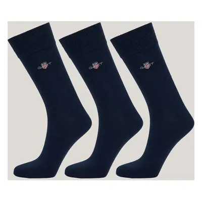 PONOŽKY GANT SHIELD SOCKS 3-PACK EVENING BLUE