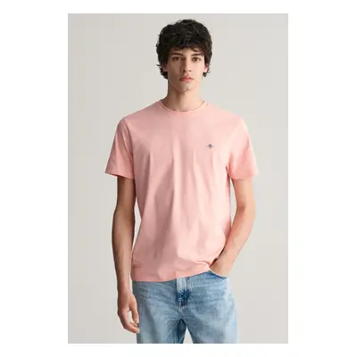 TRIČKO GANT REG SHIELD SS T-SHIRT BUBBELGUM PINK