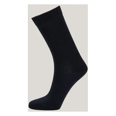 PONOŽKY GANT MERINO WOOL RIB SOCKS CHARCOAL MELANGE