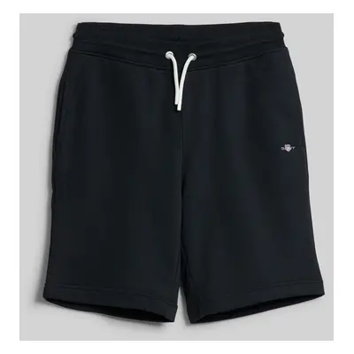 TEPLÁKOVÉ ŠORTKY GANT SHIELD SWEAT SHORTS BLACK