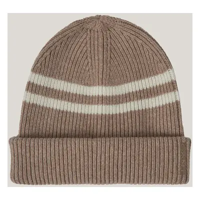 ČEPICE GANT STRIPED WOOL BEANIE DRY SAND