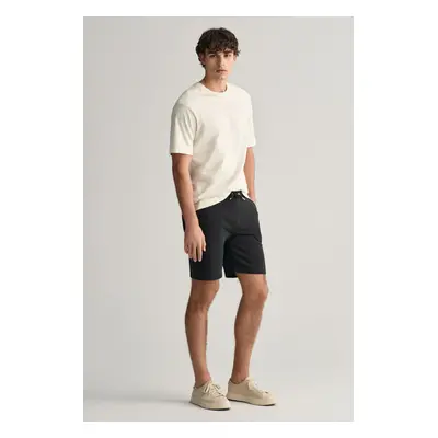 TEPLÁKOVÉ ŠORTKY GANT REG SHIELD SWEAT SHORTS BLACK