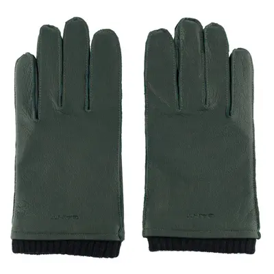 RUKAVICE GANT CASHMERE LINED LEATHER GLOVES TARTAN GREEN