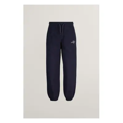 TEPLÁKY GANT RELAXED CONTRAST SHIELD SWEATPANTS EVENING BLUE