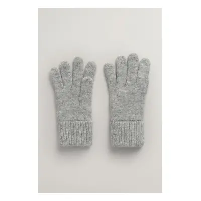 RUKAVICE GANT SOFT GLOVES LIGHT GREY MELANGE