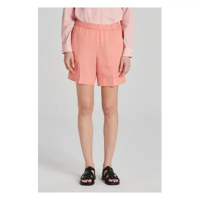 ŠORTKY GANT REL LINEN BLEND PULL ON SHORTS PEACHY PINK