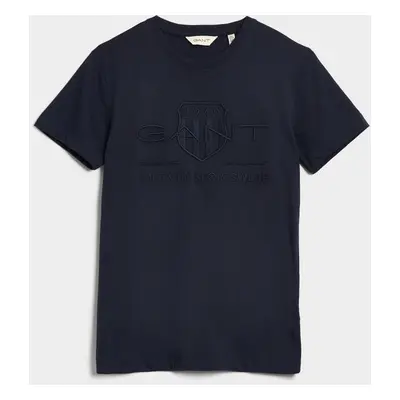 TRIČKO GANT TONAL SHIELD T-SHIRT EVENING BLUE