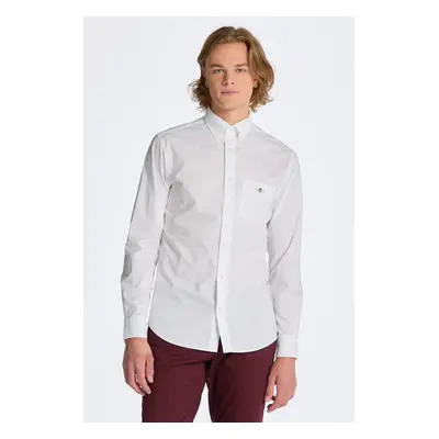 KOŠILE GANT REG POPLIN SHIRT WHITE