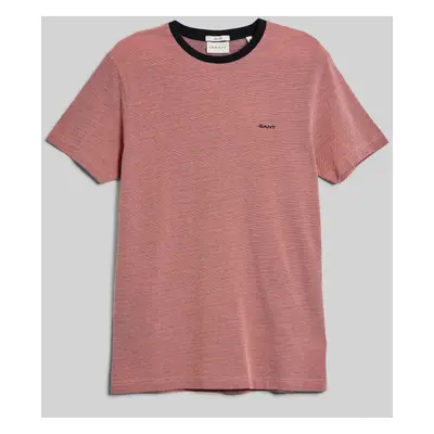 TRIČKO GANT 4-COL OXFORD SLIM SS T-SHIRT SUNSET PINK