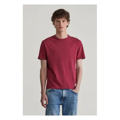 TRIČKO GANT WASHED SS TSHIRT RICH WINE