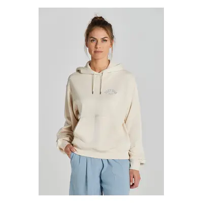 MIKINA GANT ARCH HOODIE OAT MELANGE