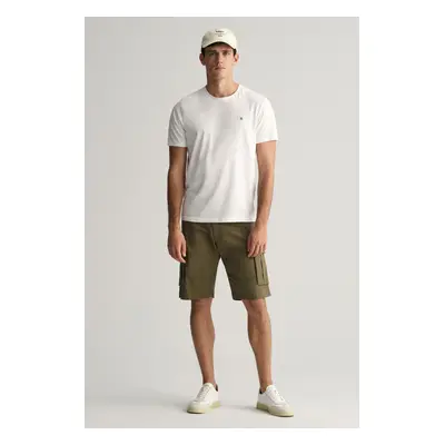 ŠORTKY GANT RELAXED TWILL CARGO SHORTS JUNIPER GREEN