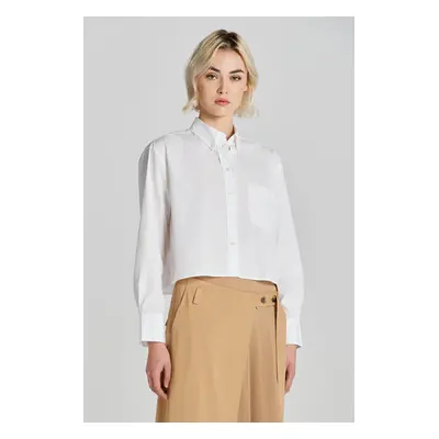 KOŠILE GANT REL CROPPED SHIRT WHITE