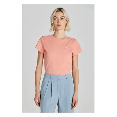 TRIČKO GANT REG TONAL SHIELD SS T-SHIRT PEACHY PINK