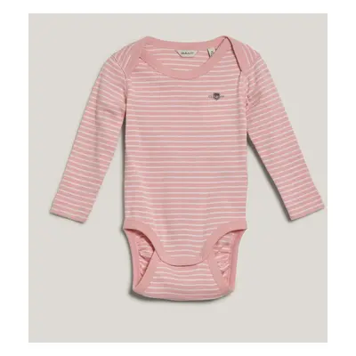 BODY GANT STRIPED SHIELD AMERICAN NECK BODY BLUSHING PINK