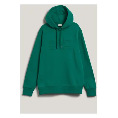 MIKINA GANT REG TONAL SHIELD HOODIE DEEP GREEN