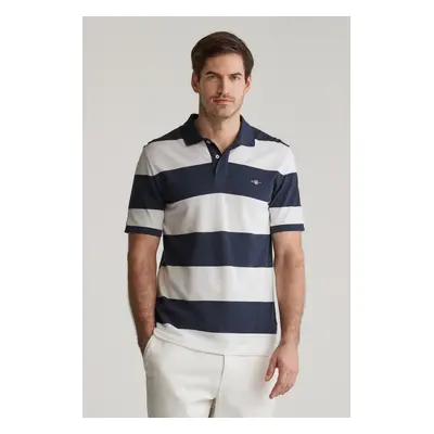 POLOKOŠILE GANT BLOCK STRIPE POLO EVENING BLUE