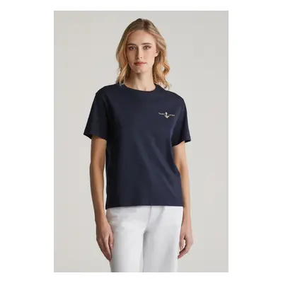 TRIČKO GANT ANCHOR SS T-SHIRT EVENING BLUE