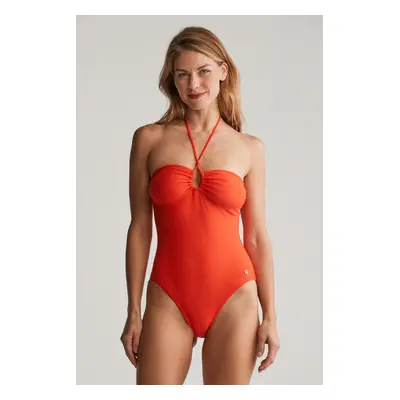 PLAVKY GANT SWIMSUIT ORANGE RED