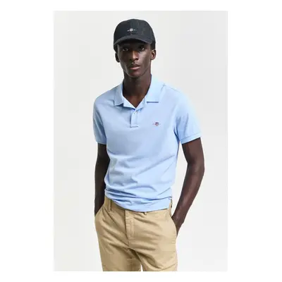 POLOKOŠILE GANT SLIM SHIELD SS PIQUE POLO CAPRI BLUE