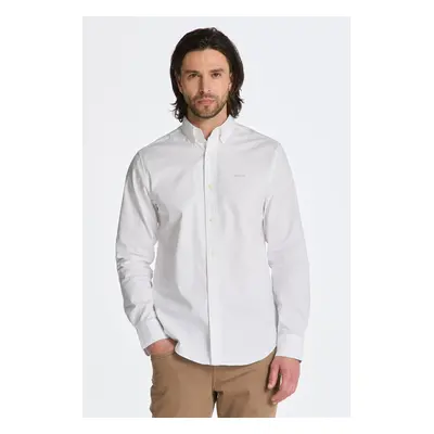 KOŠILE GANT REG PINPOINT OXFORD SHIRT WHITE