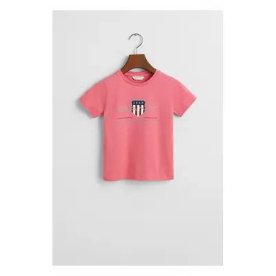 TRIČKO GANT ARCHIVE SHIELD SS T-SHIRT BLUSH PINK