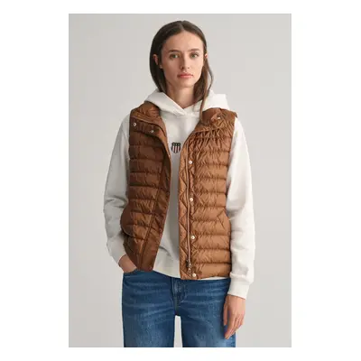 VESTA GANT LIGHT DOWN VEST CACAO