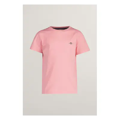 TRIČKO GANT SHIELD SS T-SHIRT GERANIUM PINK