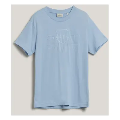 TRIČKO GANT REG TONAL SHIELD SS T-SHIRT FRESH BLUE